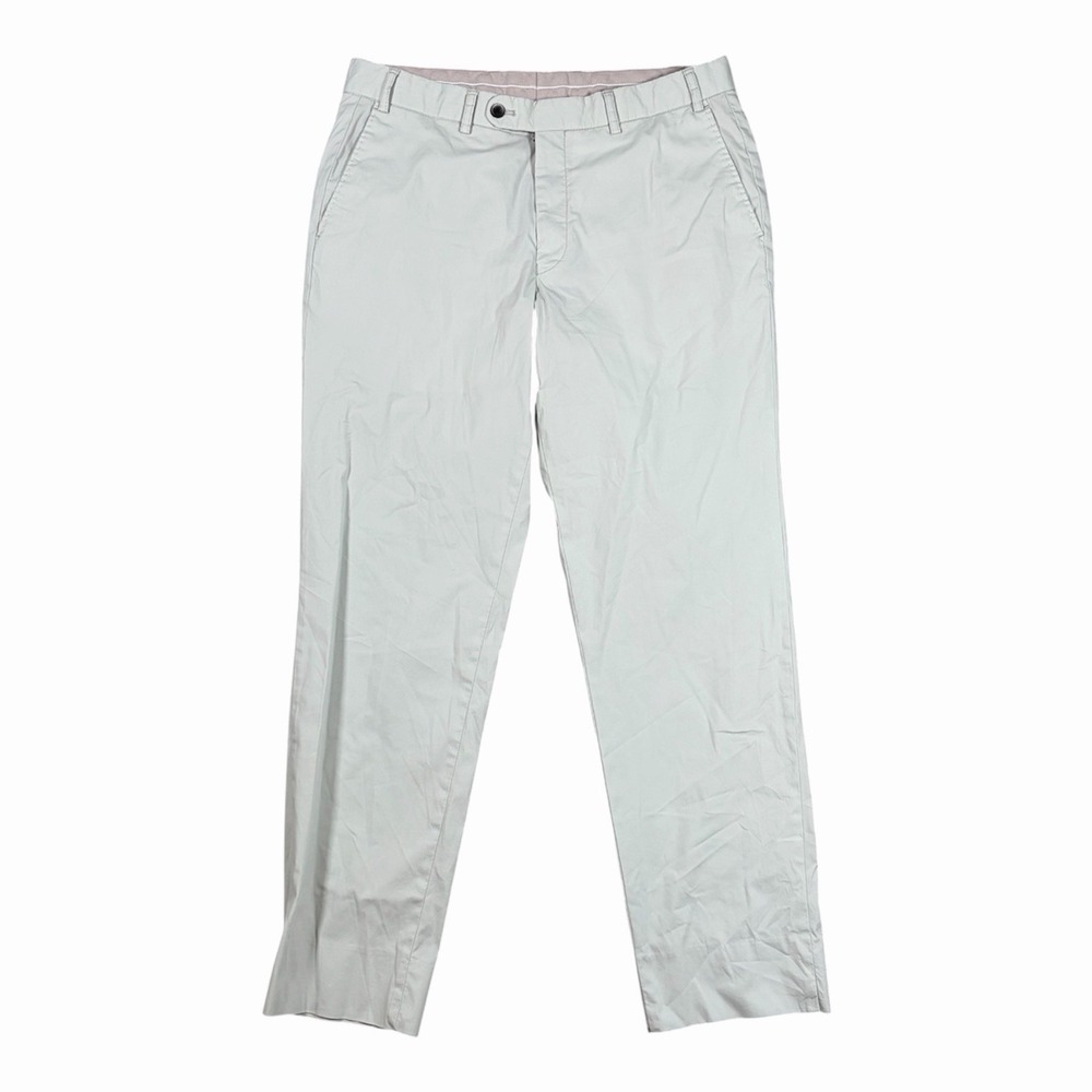 Paul Stuart Mens Chino Pants Cotton Flat Front Trousers Sz 32x28